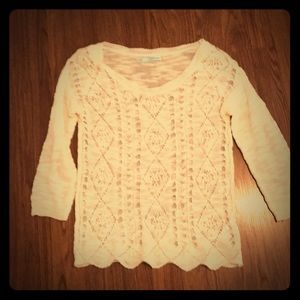 Cream sweater